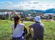 Wanderlust Festival Mont Tremblant Village Vacation Couple Adventure Mountain Hike Romance Vacation Couple Couples Vacation Kristin & Shadi Hopscotch The Globe Andrew is Music Tourism Tremblant Village