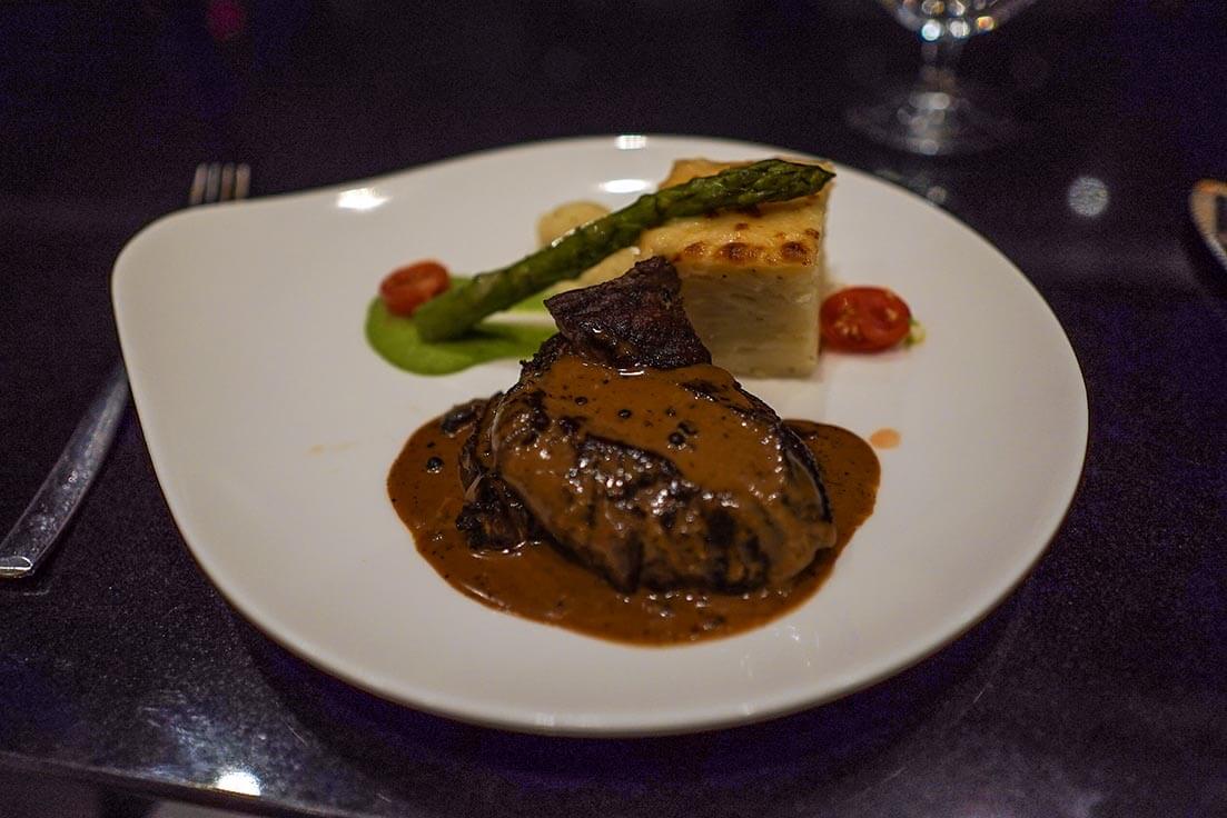 la parisienne steak entree sandals royal barbados