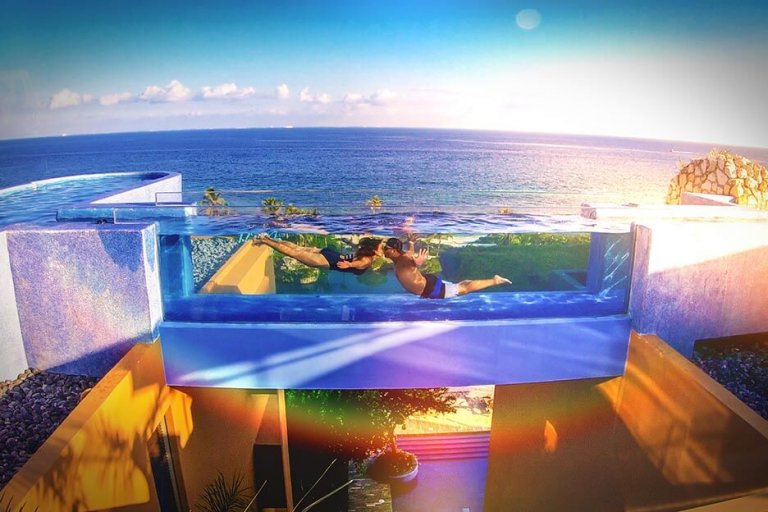 hotel xcaret mexico adults only pool kiss