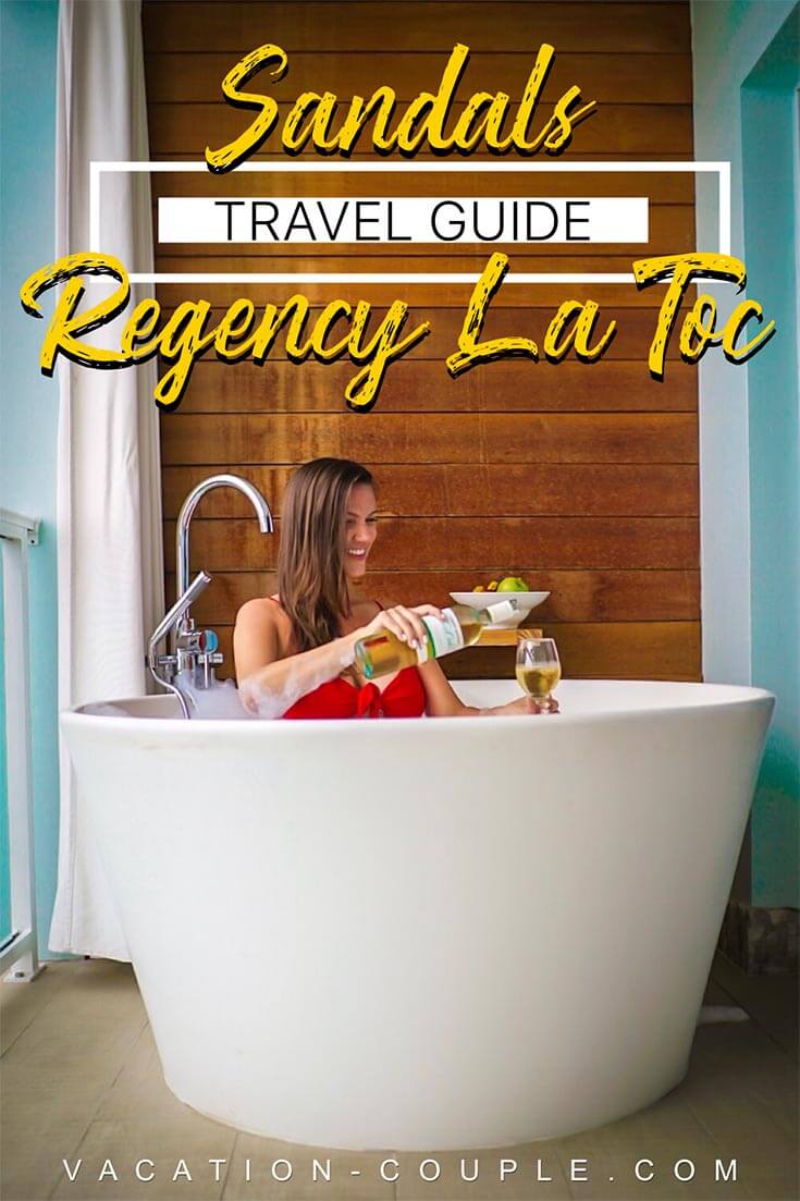 Wondering what to do, see, and eat at Sandals Regency La Toc in Saint Lucia? Read our guide on all the best spots, restaurants, beach, and pools. PLUS a detailed room tour you won't want to miss.
